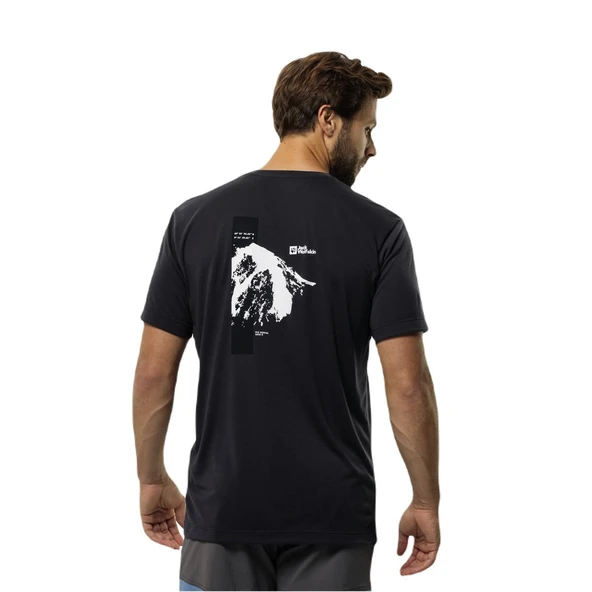 Jack Wolfskin 1809941 Vonnan S/S Graphic T M Erkek Tişört - 4