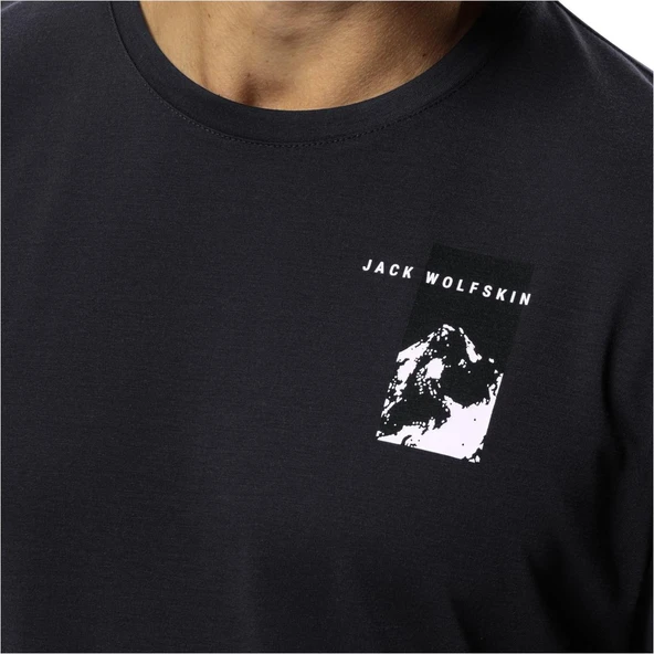 Jack Wolfskin 1809941 Vonnan S/S Graphic T M Erkek Tişört - 5