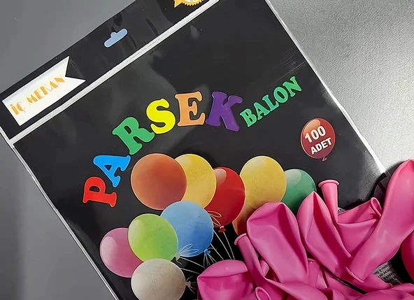 Balon 100 Lü Renk Pembe