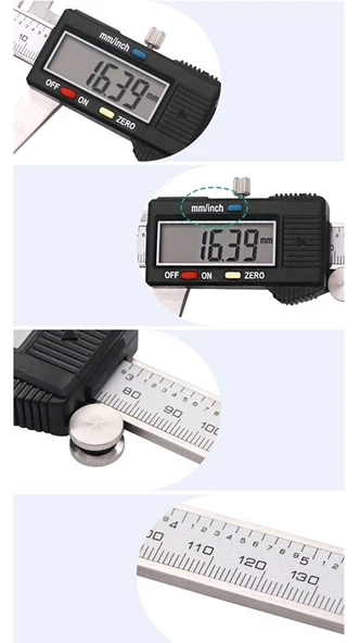 Kumpas - Dijital Kumpas 0,01 mm - 150mm 6inc - 3