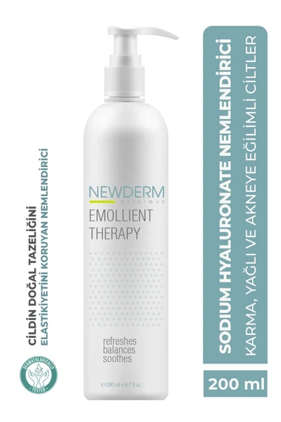 Kuru Ciltler Ve Yağlı, Akneye Eğimli Ciltler Için Nemlendirici Emollient Therapy 200 ml