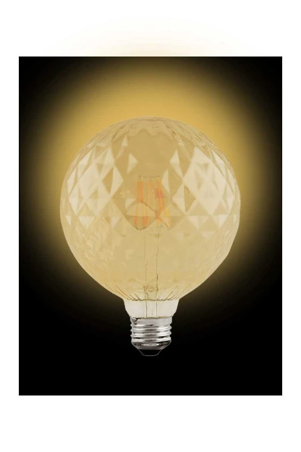 ACK 4W E27 2200K Sarı G125 Led Rustik Ampul AB58-00420 - 2