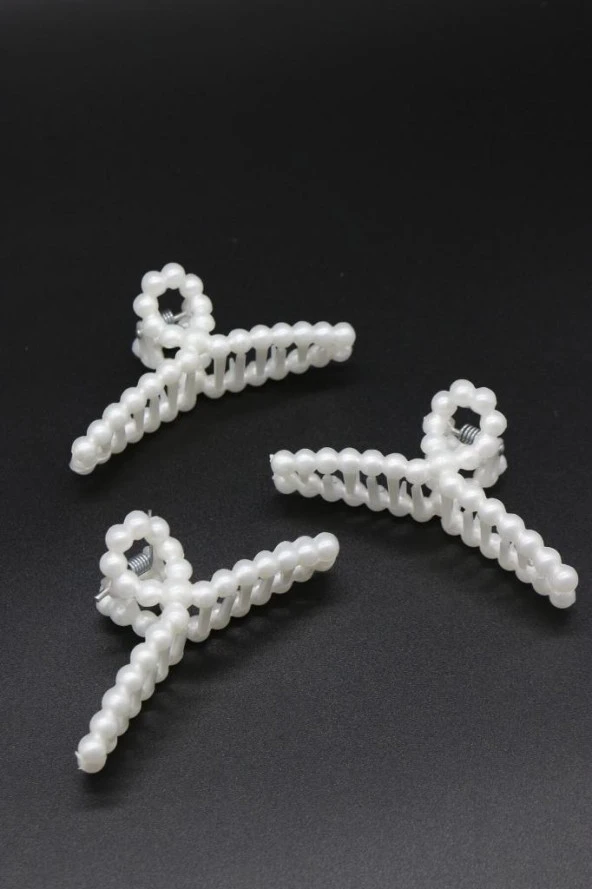 Incili Toka Büyük Boy Mandal Toka 3 Adet