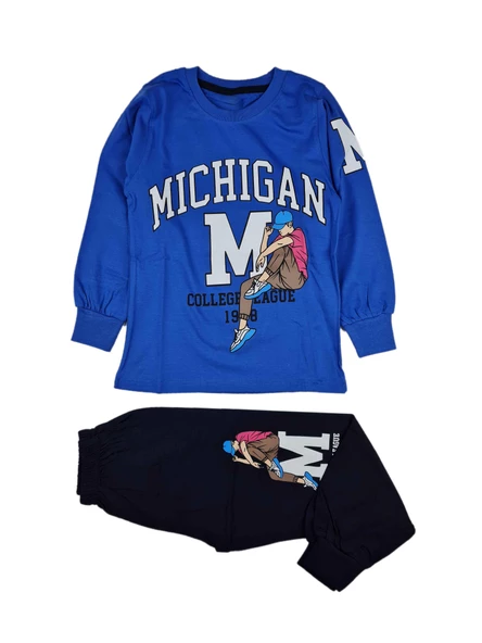 Erkek Çocuk Mevsimlik Pijama Takımı Michigan