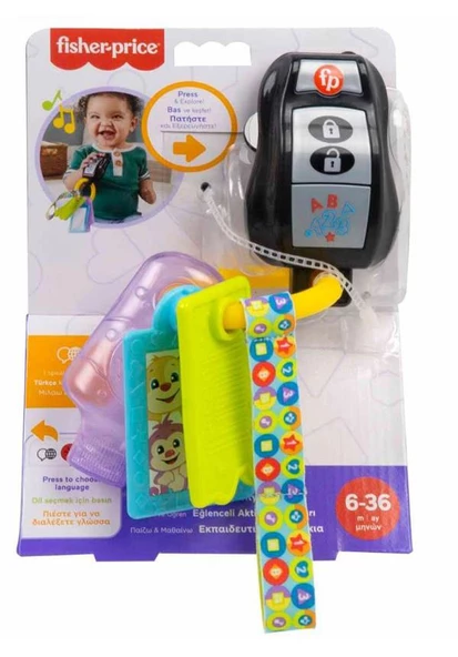 Fisher Price Sesli Eğlen ve Öğren Eğlenceli Aktivite Anahtarı HWY40