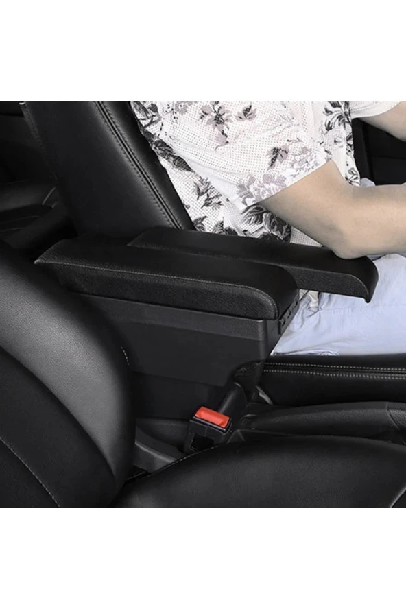 Volkswagen Golf 5  Delmesiz Vidasız Kol Dayama Kolçak Siyah Dikişli - 5