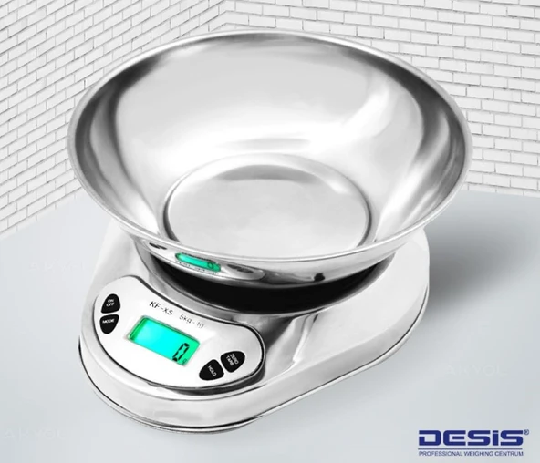 Desis KFS-S3 Paslanmaz Mutfak Terazisi - Resim 2