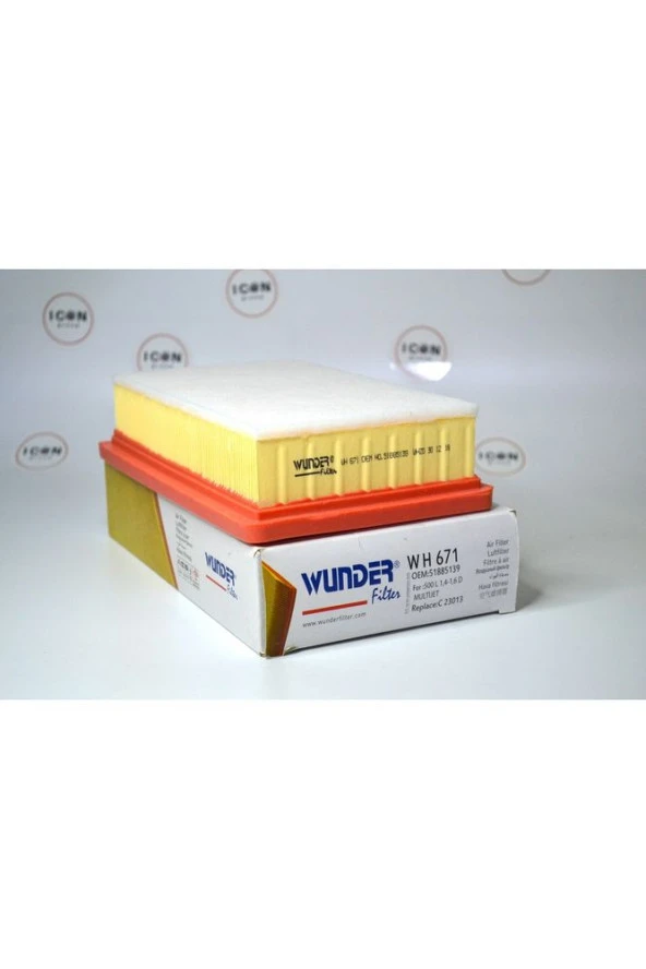 Icon Group - Fiat 500 L 1.4 Multijet Hava Filtresi - Wh 671 - Resim 3