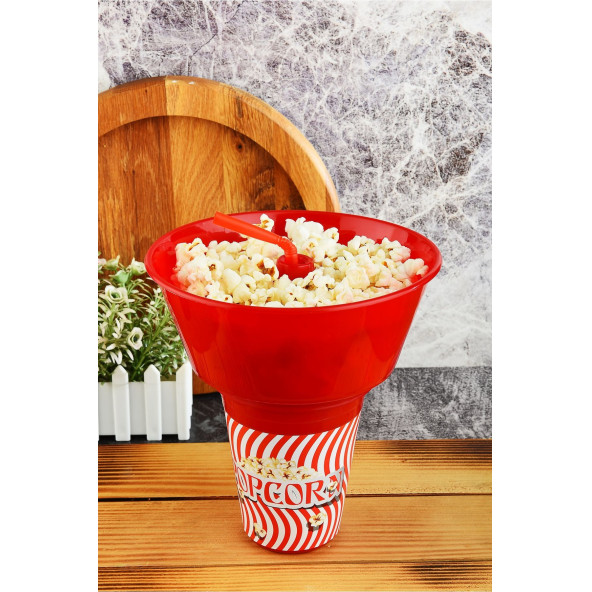 Yuvarlak Mısır Kovalı Pipetli Bardak - 3