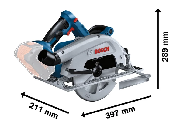 Bosch Professional Gks 18V-68 C (Solo) Akülü Daire Testere Makinesi