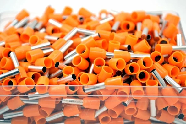Elmax 500 Adet 4mm Turuncu İzoleli Kablo Yüksüğü ELX IY 3040 - 3