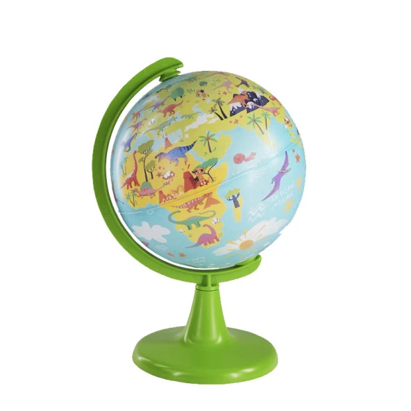 Gürbüz Dino World Globe 15 Cm Küre+ Puzzle 54 Parça 48153