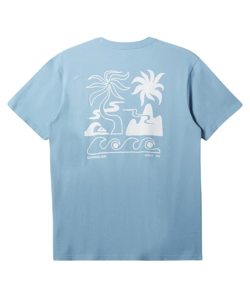 Quiksilver AQYZT09562 Tropical Breeze Mor Erkek Tişört - 2