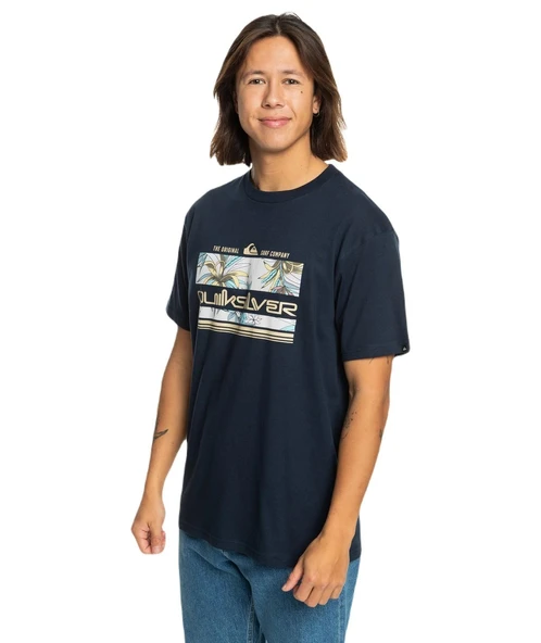Quiksilver EQYZT07679 Tropical Rainbow Ss Erkek Tişört - 4