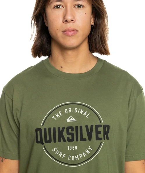 Quiksilver EQYZT07680 Circle Up Ss Erkek Tişört - 5