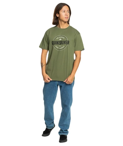 Quiksilver EQYZT07680 Circle Up Ss Erkek Tişört - 6