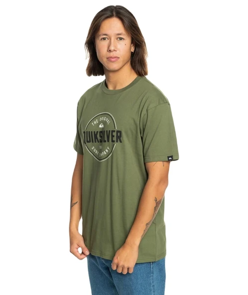 Quiksilver EQYZT07680 Circle Up Ss Erkek Tişört - 4