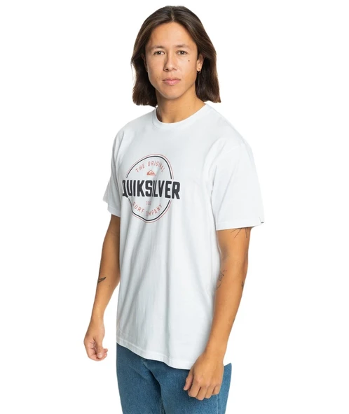 Quiksilver EQYZT07680 Circle Up Ss Erkek Tişört - 4