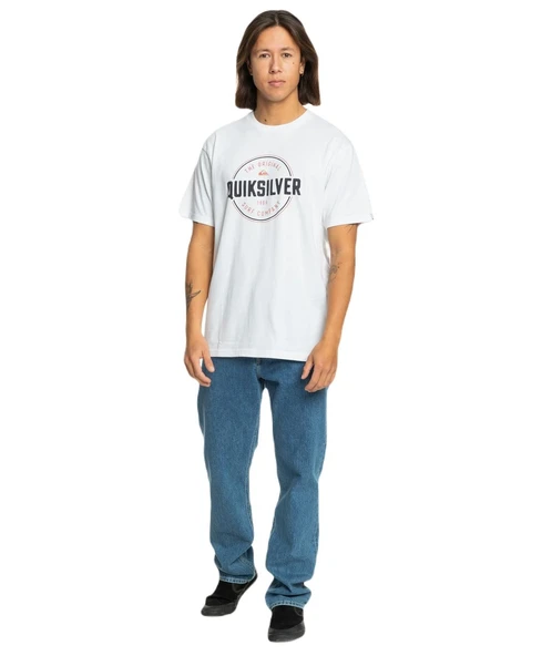 Quiksilver EQYZT07680 Circle Up Ss Erkek Tişört - 6