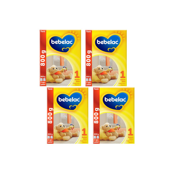 BEBELAC 1 NO BEBEK SÜTÜ 800 GR X 4 ADET