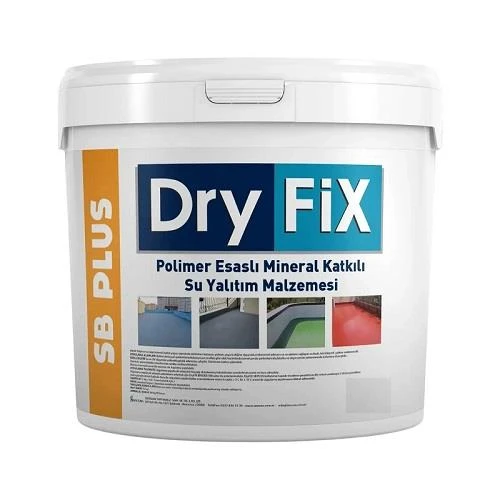 DryFix Sb Plus Polimer Esaslı Su Yalıtım Malzemesi 18 Kg Beyaz
