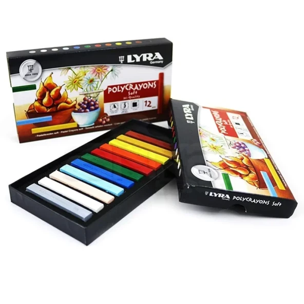 Lyra Polycrayons Toz Pastel Boya 12 Renk 5651120