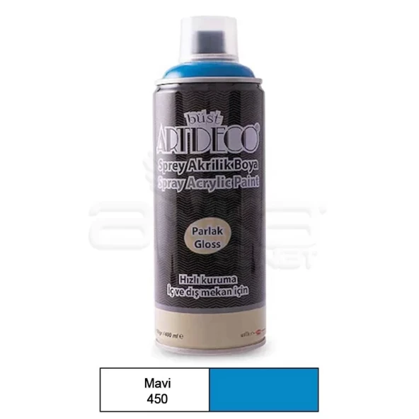 Artdeco Akrilik Sprey Boya 400ml 431 Mavi ürün görseli 1