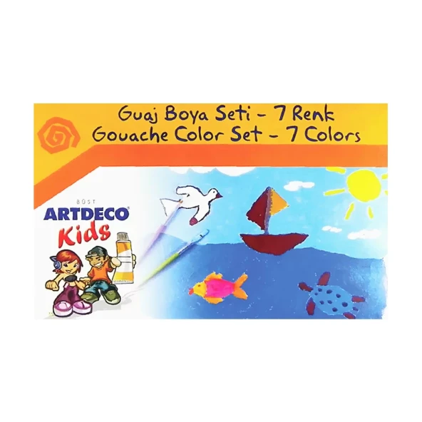 ARTDECO KİDS ARTS GUAJ BOYA SETİ 7 RENKx6ml (Y-501)