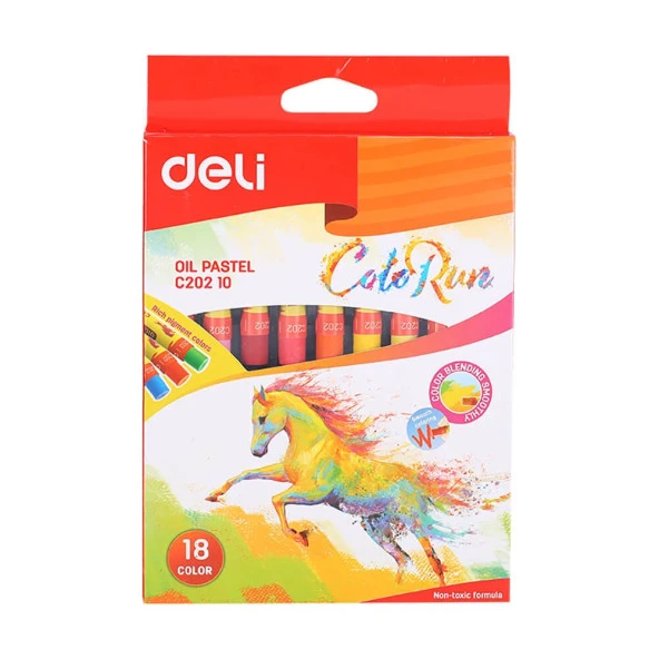 Deli ColorRun Yağlı Pastel 18’li 20210