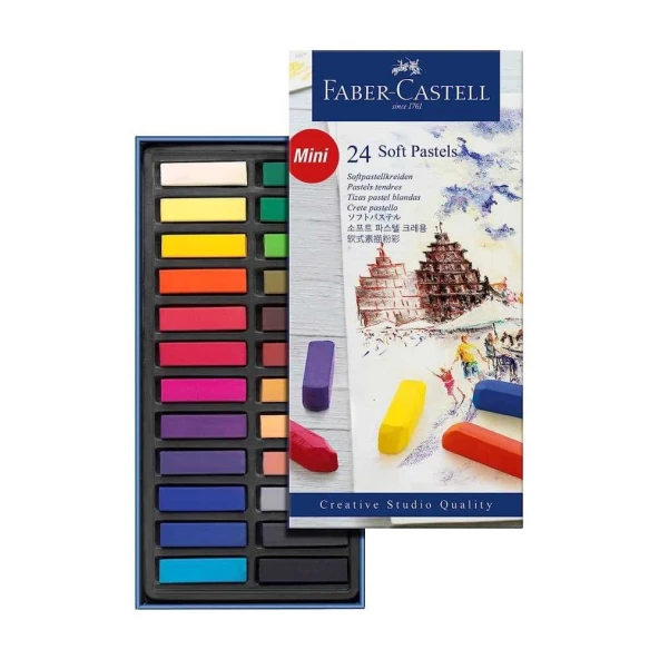 Faber-Castell Pastel Boya Creative Studio Mini Toz 24 Renk - 2