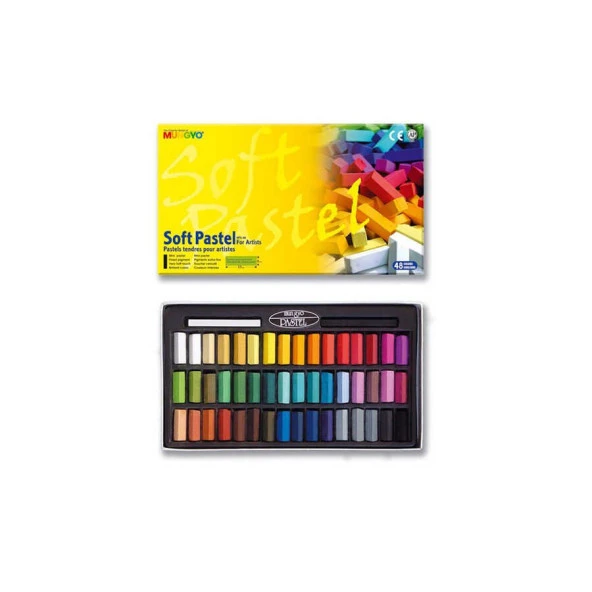 Mungyo Kuru Pastel Boya Karton Kutu 1/2 Boy 48'li