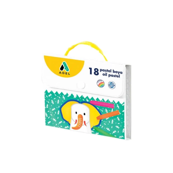 Adel Pastel Boya Çanta 18'li - 2