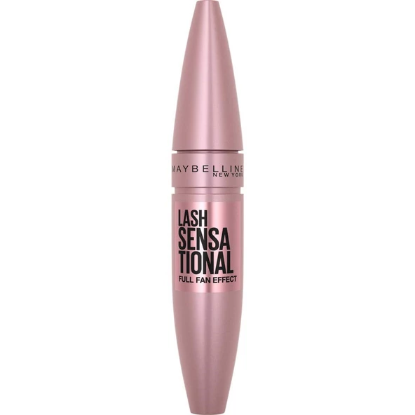 Maybelline New York Lash Sensational Yelpaze Etkili Siyah Maskara 1 Paket (1 x 9.5 ml)