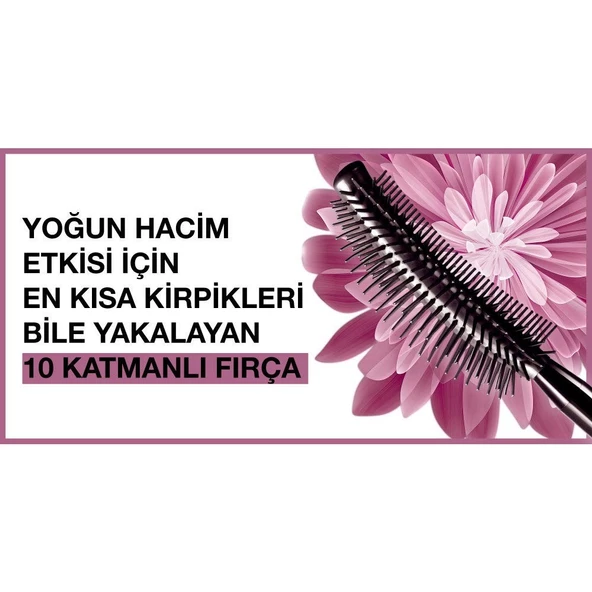 Maybelline New York Lash Sensational Yelpaze Etkili Siyah Maskara 1 Paket (1 x 9.5 ml) - 7