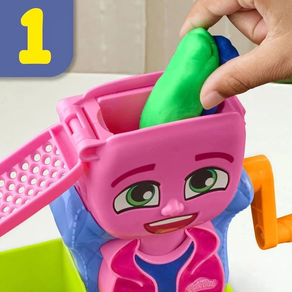 F8807 Play-Doh Renkli Kuaför Salonu+3 yaş - 4