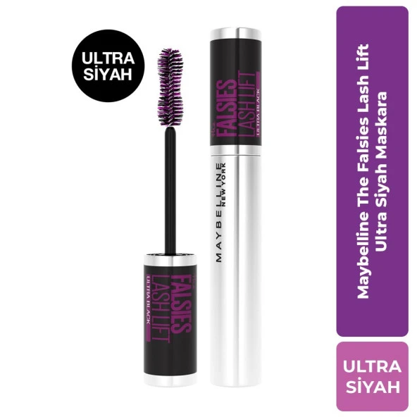 Maybelline New York Falsies Lash Lift Maskara Ultra Siyah