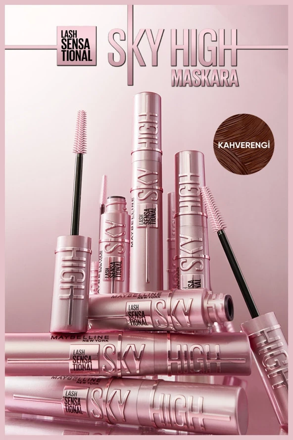 Maybelline New York Lash Sensational Sky High Kahverengi Maskara - 2