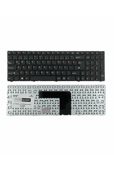 Casper ile Uyumlu C300.3060-4L05E, C300.3710-4L05E Notebook Klavye Siyah TR