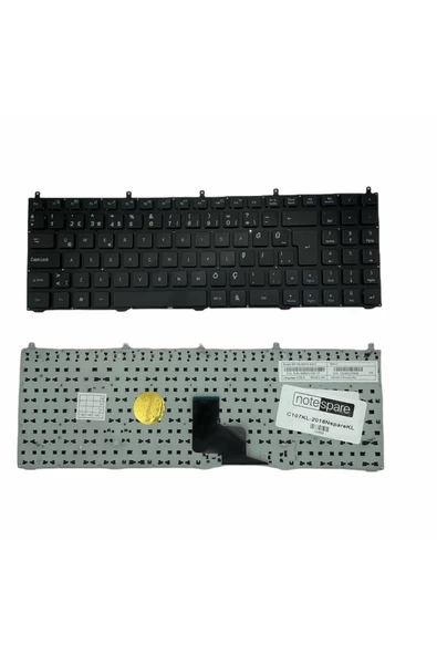 Casper ile Uyumlu MP-08J46TQ-43002, MP-08J46TQ-4301 Notebook Klavye Siyah TR