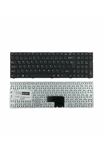 Casper ile Uyumlu Nirvana CN-VSM4210XA Notebook Klavye Siyah TR