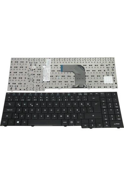Casper ile Uyumlu MP-09R16TQ, MP-09R16TQ-36031, MP-09R16TQ-36033W Notebook Klavye Siyah TR