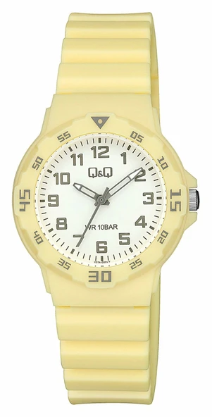 Q&Q Unisex Sarı Renkli Kol Saati - V07A-009VY - 1