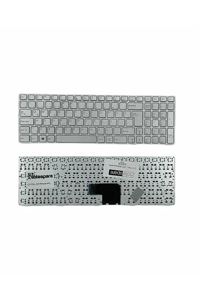 Casper ile Uyumlu C700, C710 Notebook Klavye Gümüş Gri TR - 1