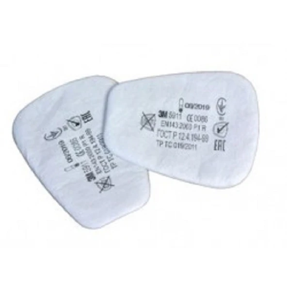 3M 5911 P1 Toz ve Sis Filtresi (15 Takım) - 3