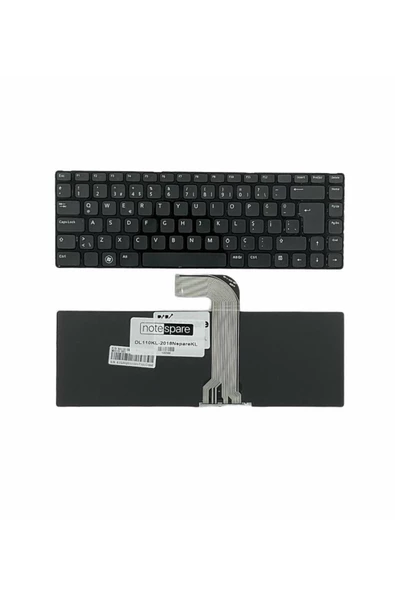 Dell ile Uyumlu MP-10K63US-920, MP-10K66TQ-442, MP-10K66TQ-698 Notebook Klavye Siyah TR