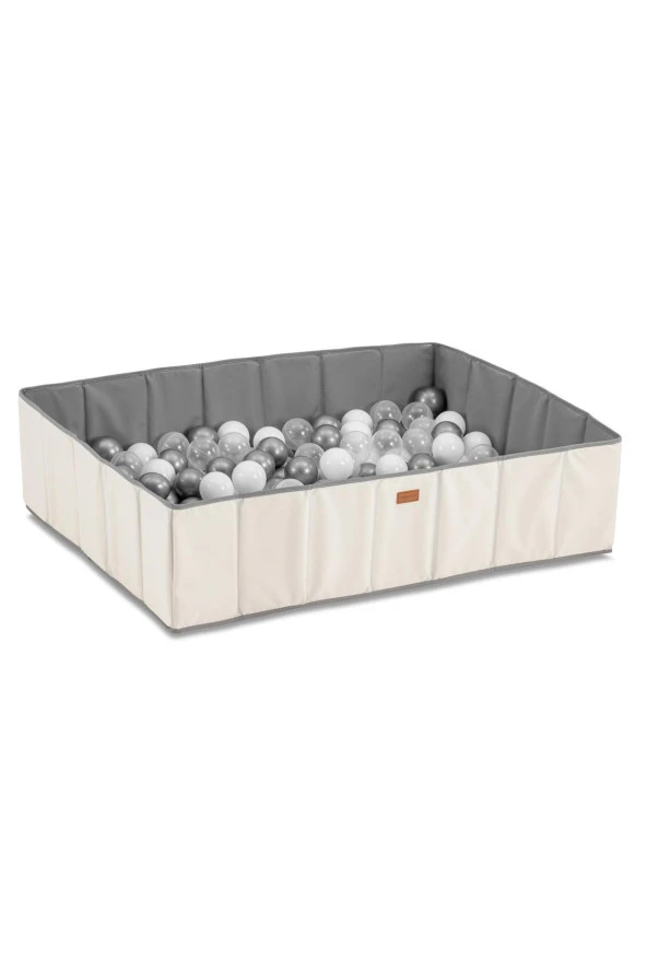 Wellgro Katlanır Top Havuzu 150 Toplu, Ekru - Resim 3