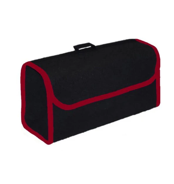 OTO MOTTO Araba Bagaj Çantası Oto Halı Bagaj Organizer Alet Eşya Çantası Siyah - 4