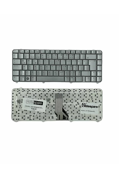 Hp ile Uyumlu Pavilion dv5-1180et, dv5-1210et, dv5-1212et, dv5-1215et Notebook Klavye Gümüş Gri TR