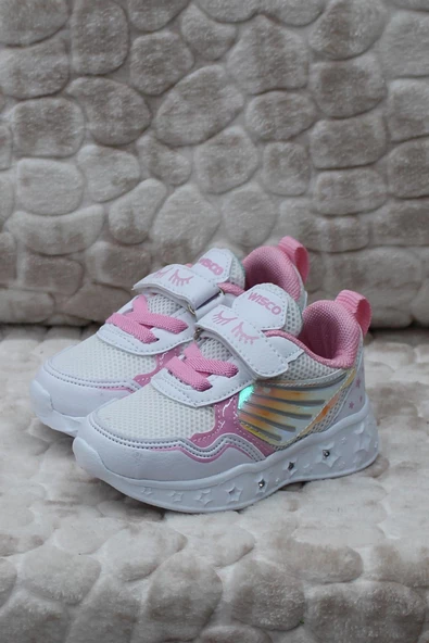 Fort 058 Anatomik Rahat Işıklı Kız Çocuk Ayakkabı - Resim 10