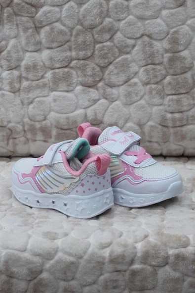 Fort 058 Anatomik Rahat Işıklı Kız Çocuk Ayakkabı - Resim 11